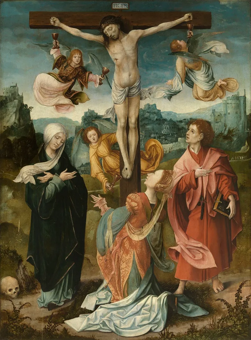 Calvary 20 Wall Art by Master of the von Groote Adoration - High-Resolution Digital Print