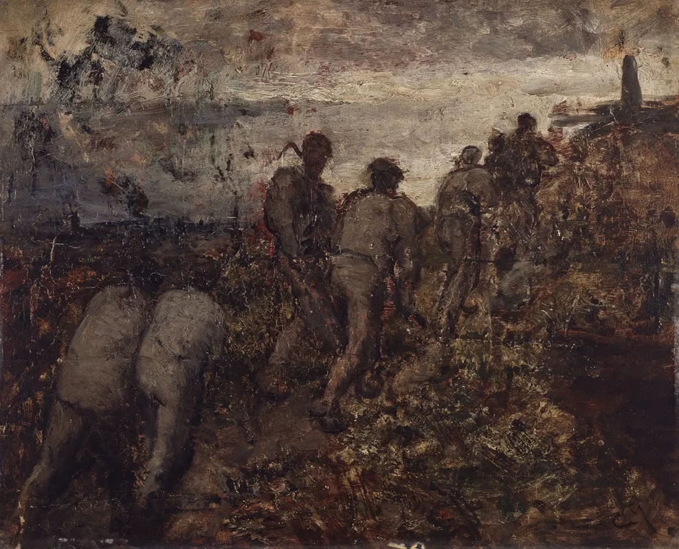 Calvary 28 Wall Art by Constantin Meunier - High-Resolution Digital Print
