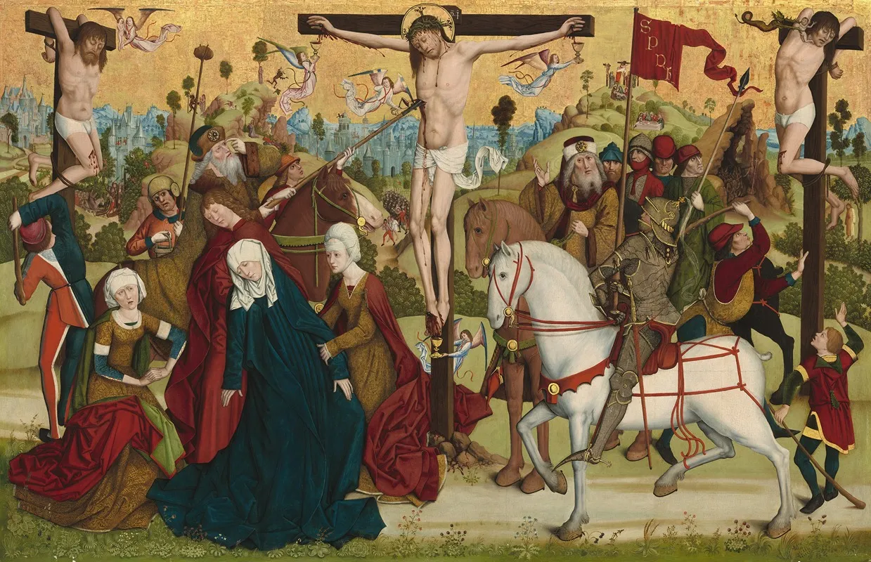 Calvary 5 Wall Art by Master of the Death of Saint Nicholas of Münster - High-Resolution Digital Print