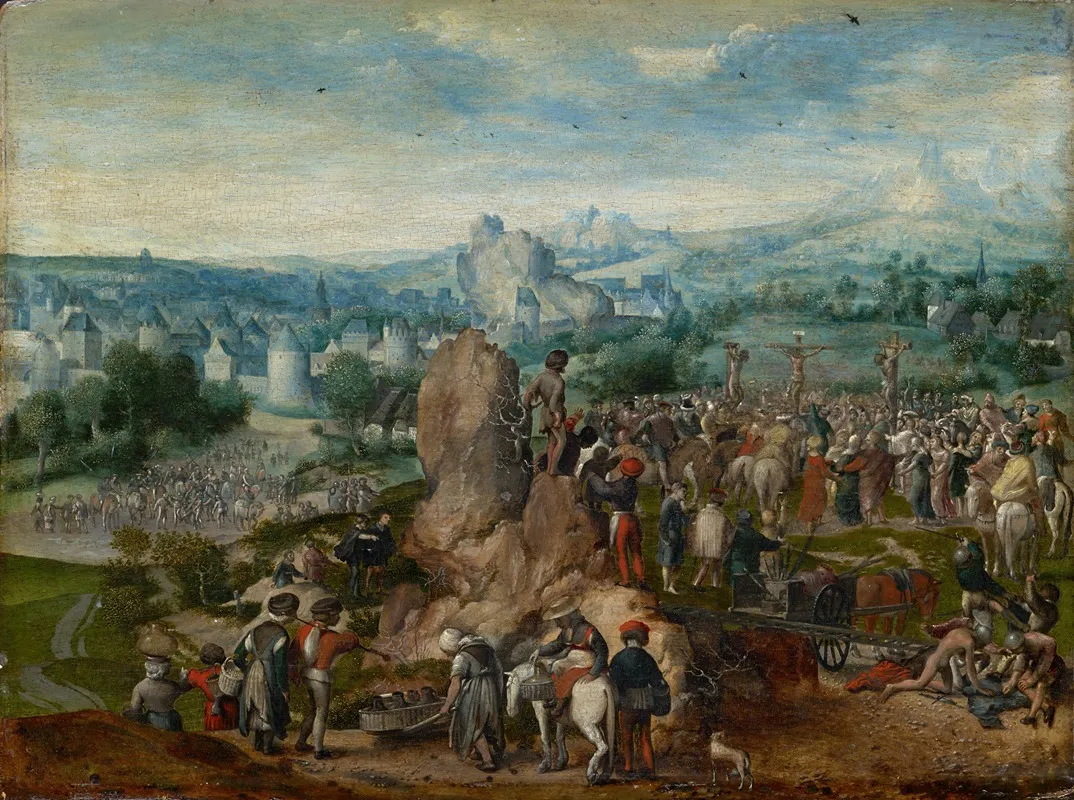 Calvary Golgotha Wall Art by Braunschweiger Monogrammist - High-Resolution Digital Print