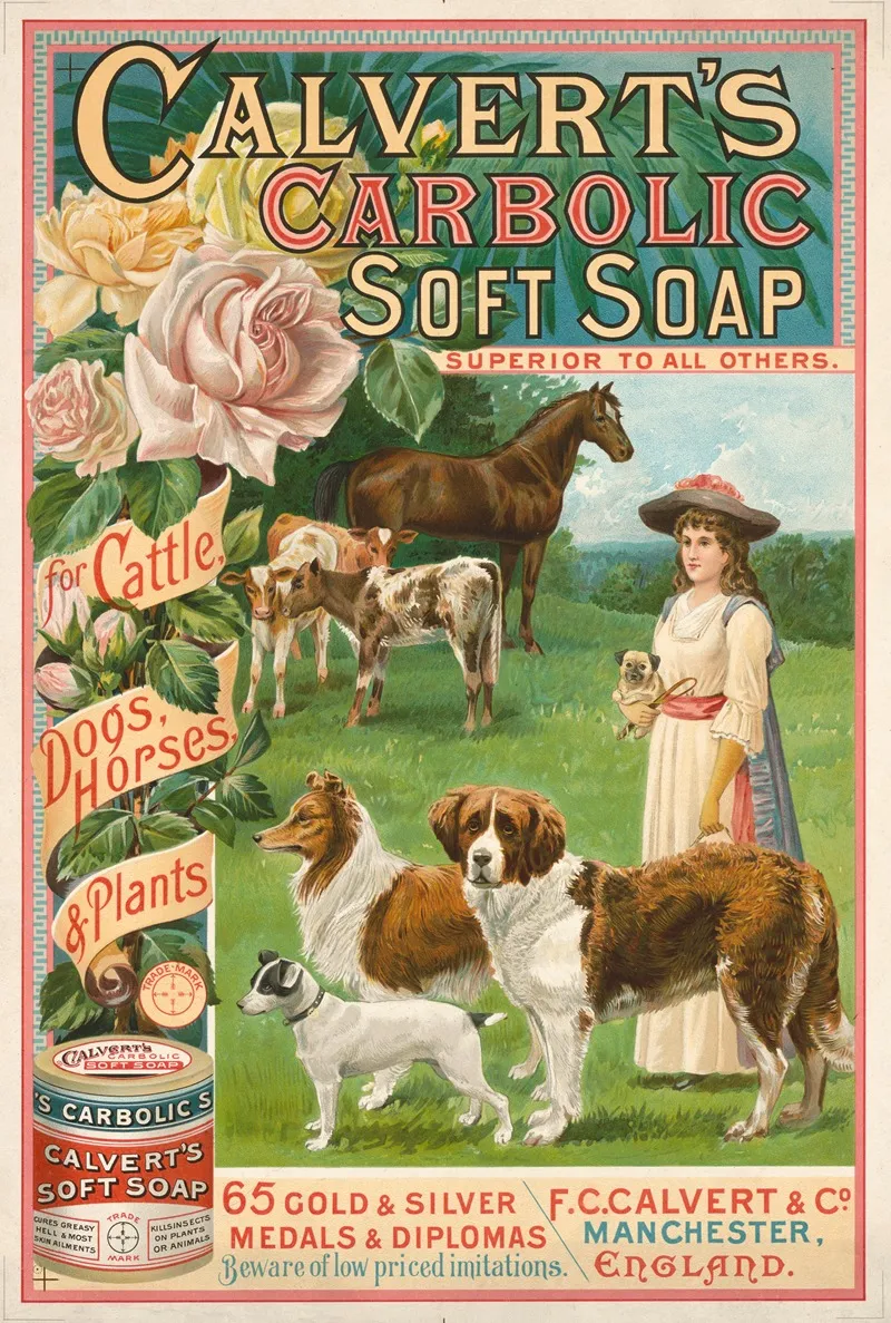 Calverts Carbolic Soft Soap Wall Art by Anonymous - High-Resolution Digital Print