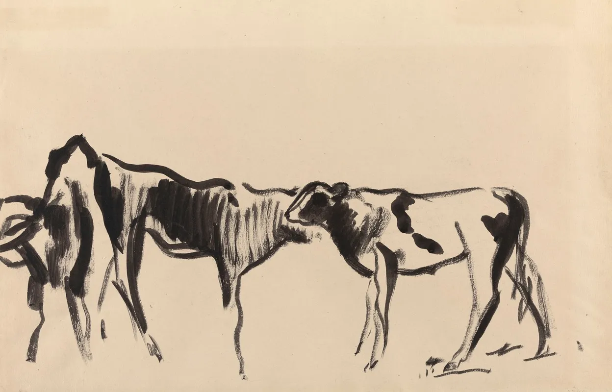 Calves Wall Art by Rik Wouters - High-Resolution Digital Print