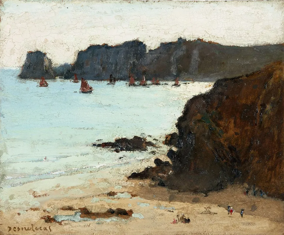 Camaret Le Tas De Pois Wall Art by Marie Désiré Lucas - High-Resolution Digital Print