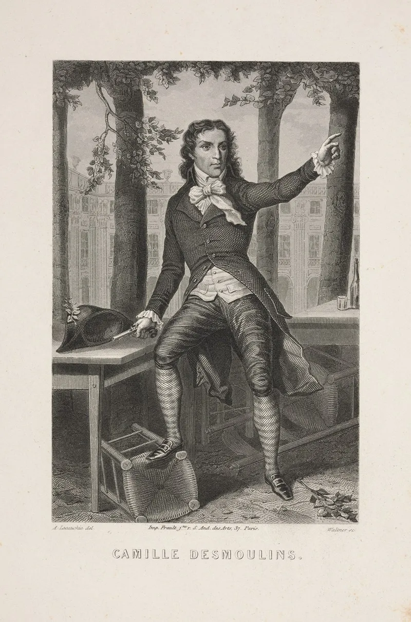 Camille Desmoulins Wall Art by Charles Albert Waltner - High-Resolution Digital Print