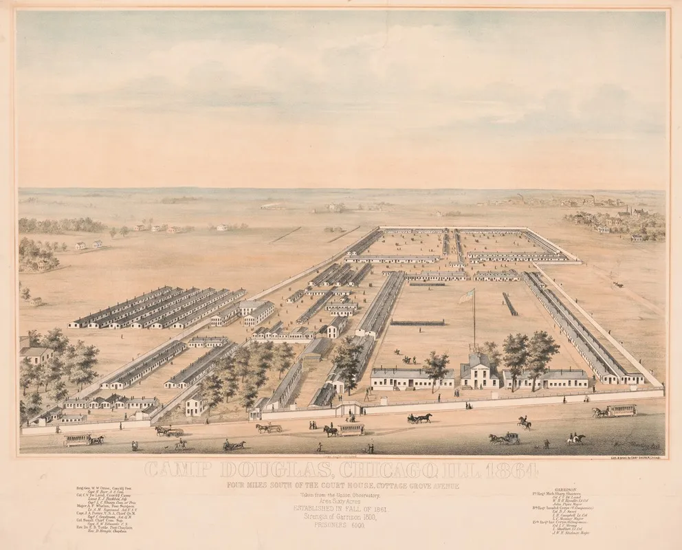 Camp Douglas Chicago Ill 1864 2