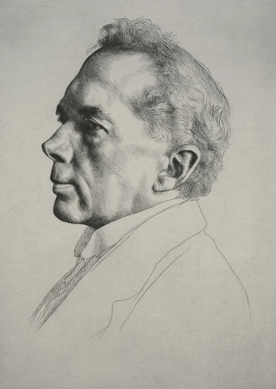 Campbell Dodgson Profile To The Left