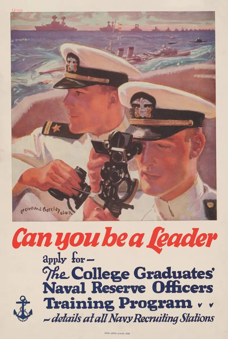 Can You Be A Leader Wall Art by McClelland Barclay - High-Resolution Digital Print