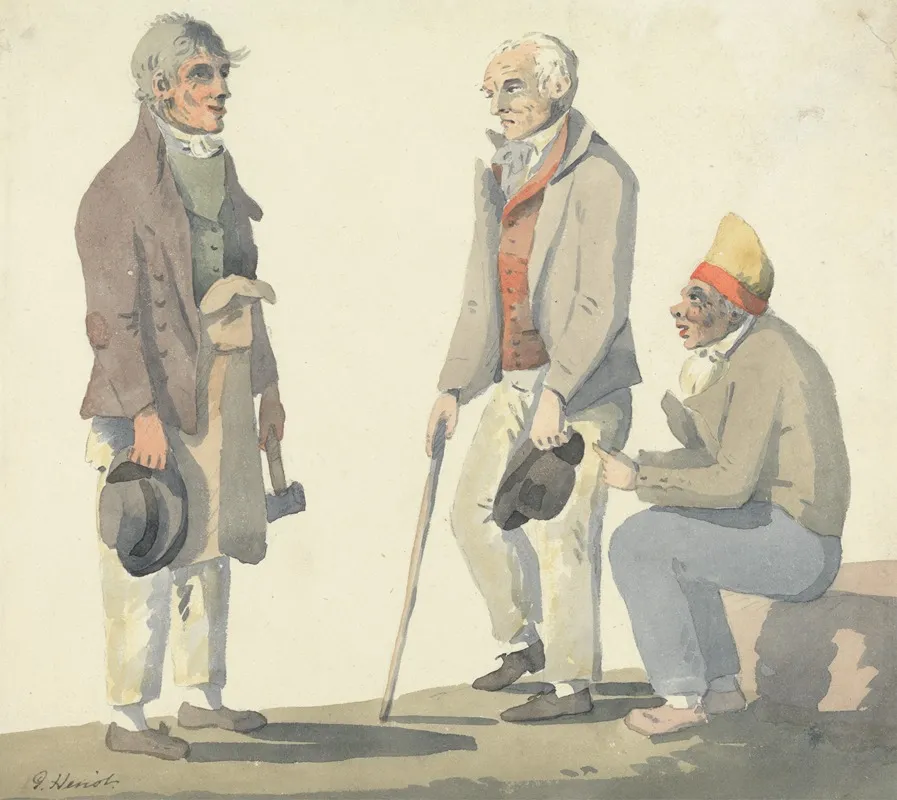 Canadian Figure Studies Wall Art by George Heriot - High-Resolution Digital Print