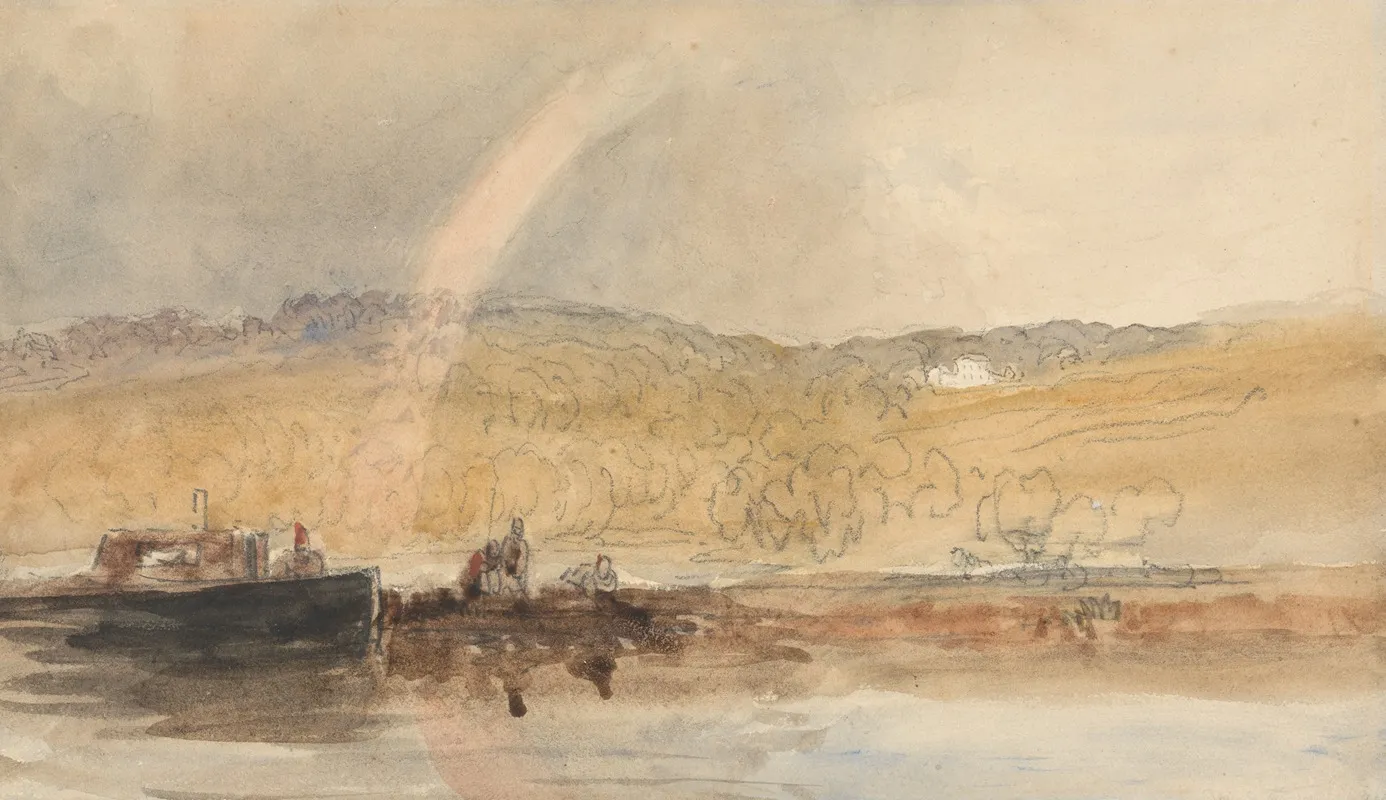 Canal At Shenstones The Leasowes Wall Art by William Ellis - High-Resolution Digital Print