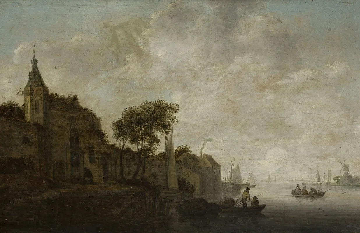 Canal Bank Wall Art by Wouter Knijff - High-Resolution Digital Print