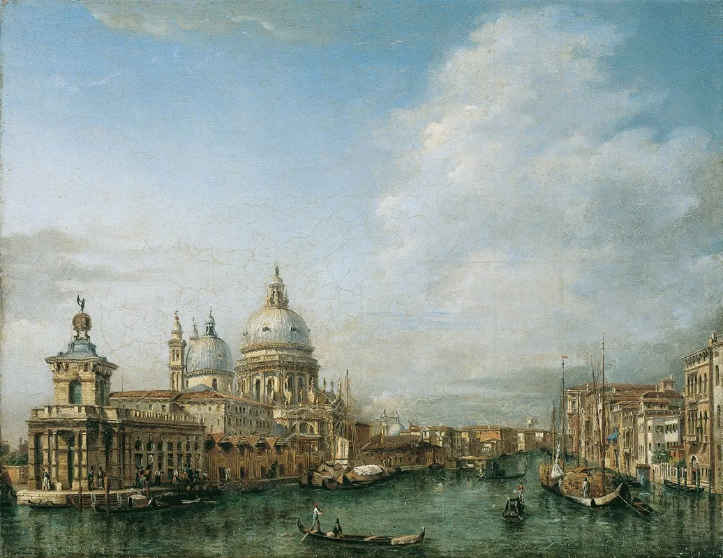 Canal Grande In Venedig Wall Art by Angiolo Barbini - High-Resolution Digital Print