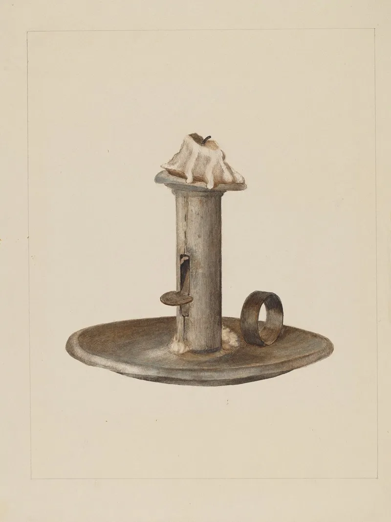 Candlestick 30 Wall Art by Eldon Allen - High-Resolution Digital Print