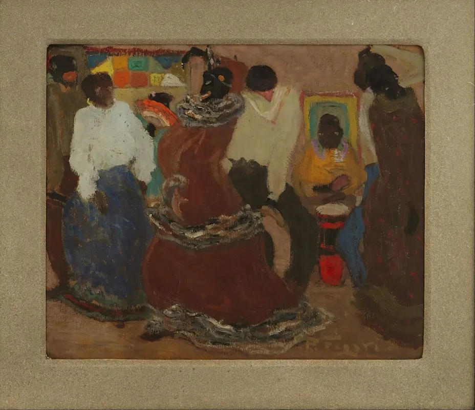 Candombe Wall Art by Pedro Figari - High-Resolution Digital Print