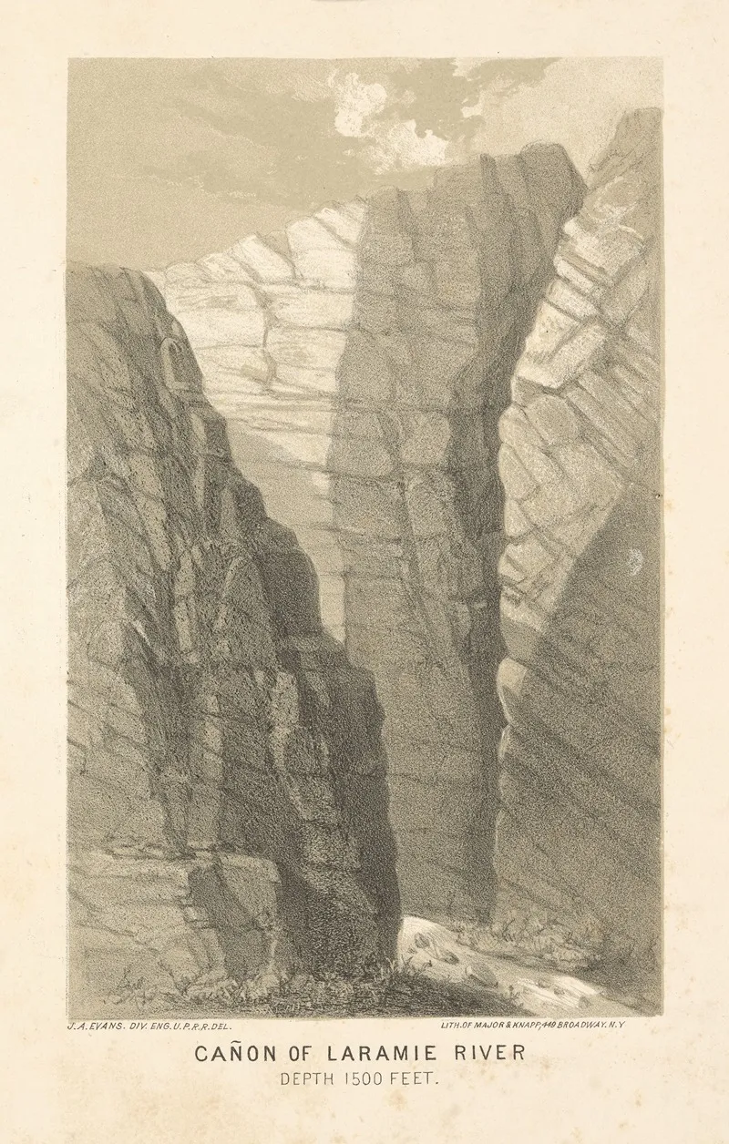 Canon Of Laramie River Depth 1500 Feet