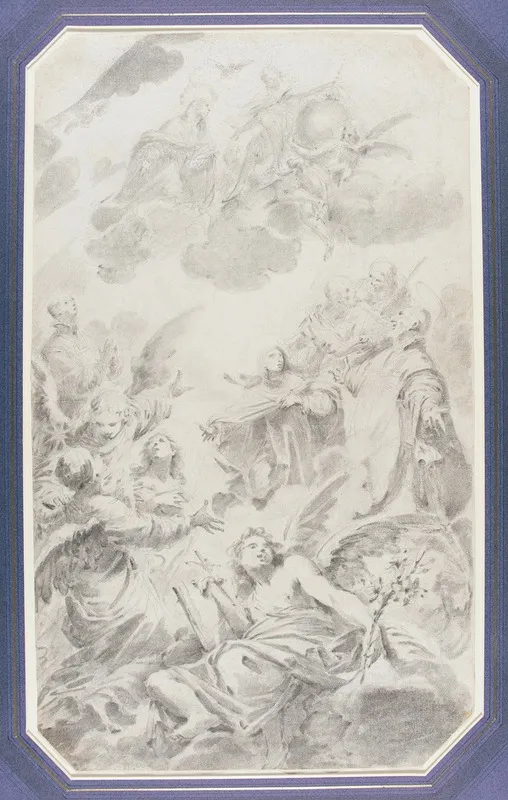 Canonization Of Saints Ignatius Loyola Francis Xavier Philip Neri Teresa And Isidor Agricola On March 12 1622 Wall Art by Ercole Graziani the Younger - High-Resolution Digital Print