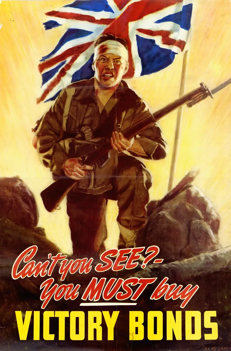 Cant You See You Must Buy Victory Bonds Wall Art by Alex McLaren - High-Resolution Digital Print