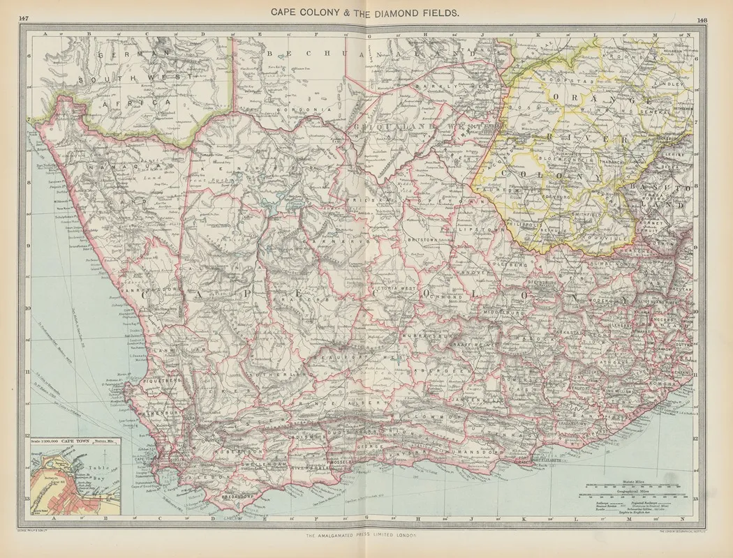 Cape Colony And The Diamond Fields