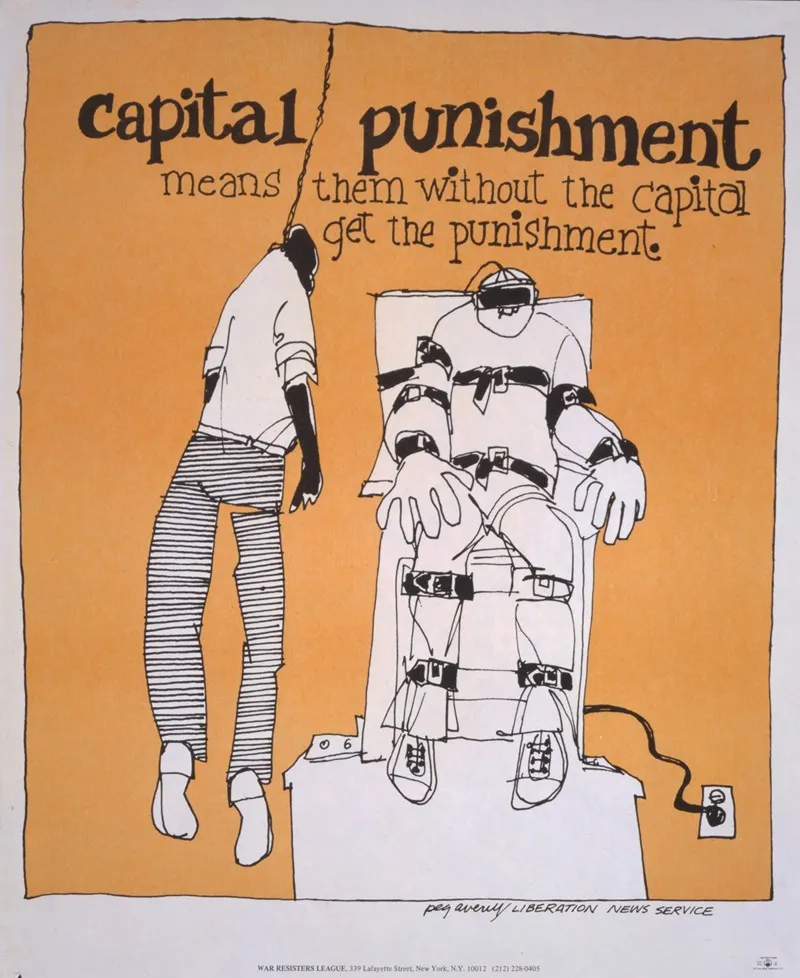 Capital Punishment Means Them Without The Capital Get The Punishment Wall Art by Peg Averill - High-Resolution Digital Print