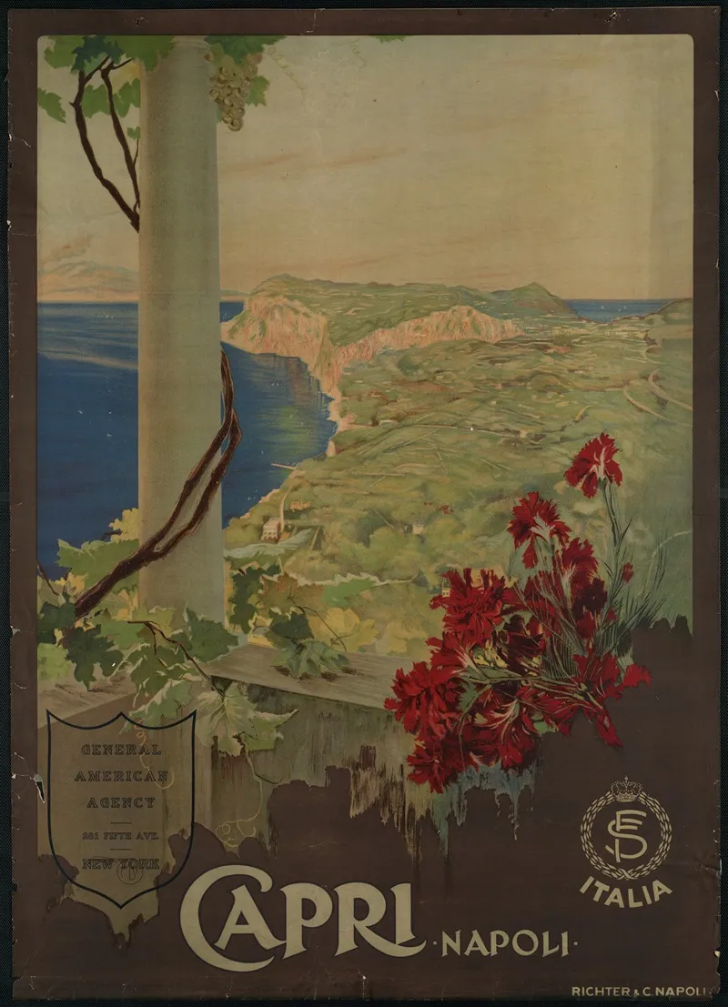 Capri Napoli Wall Art by Anonymous - High-Resolution Digital Print