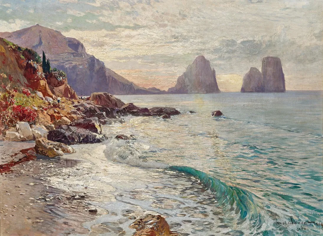 Capri The Faraglioni Stacks Wall Art by Manuel Wielandt - High-Resolution Digital Print