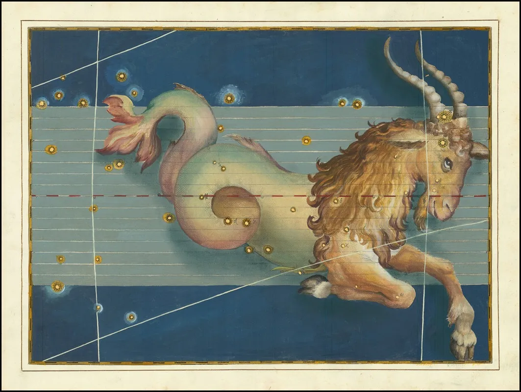 Capricorn Wall Art by Johann Bayer - High-Resolution Digital Print