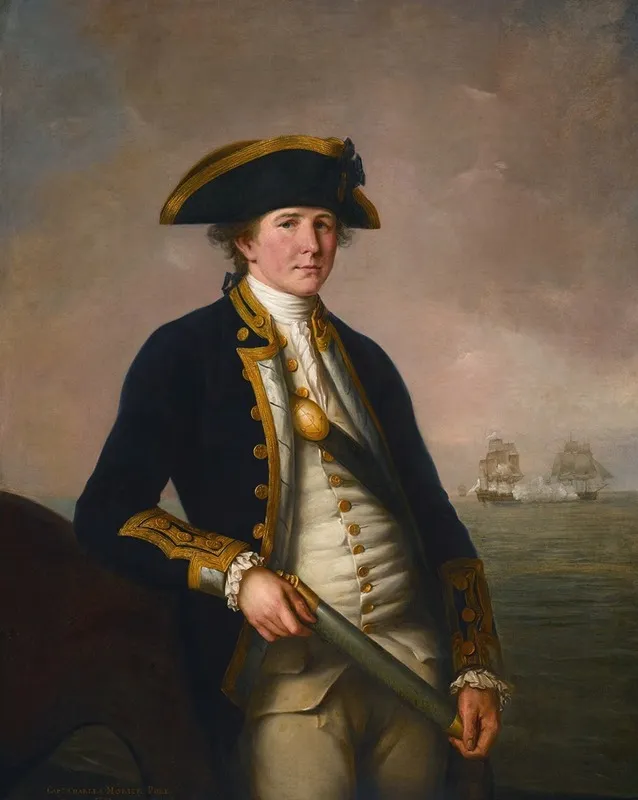 Captain Charles Morice Pole Wall Art by John Francis Rigaud - High-Resolution Digital Print