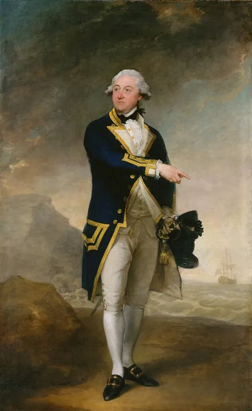 Captain John Gell Wall Art by Gilbert Stuart - High-Resolution Digital Print