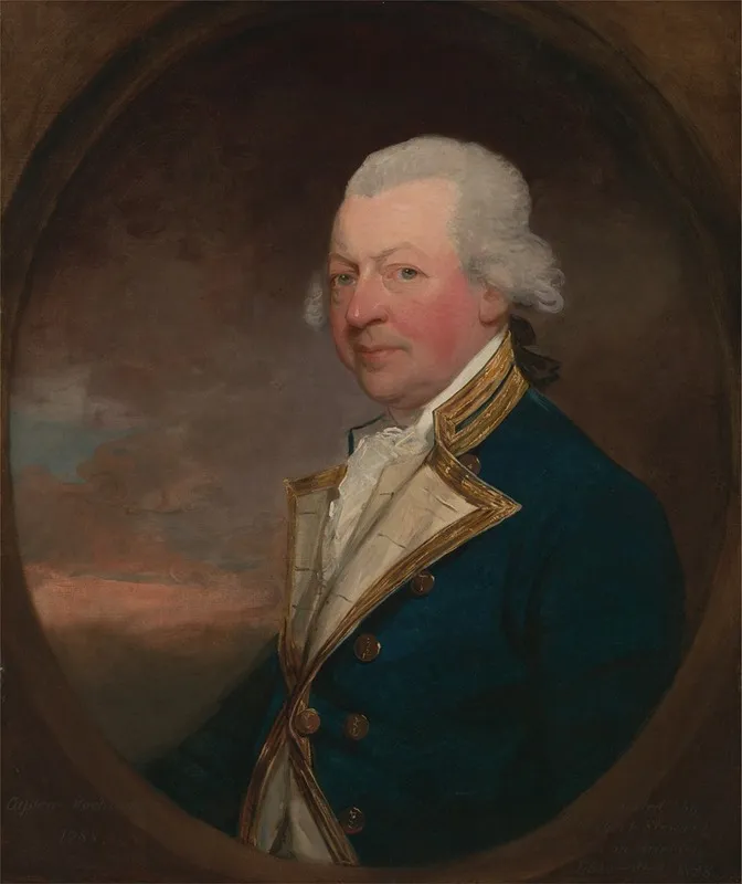 Captain John Macbride Wall Art by Gilbert Stuart - High-Resolution Digital Print
