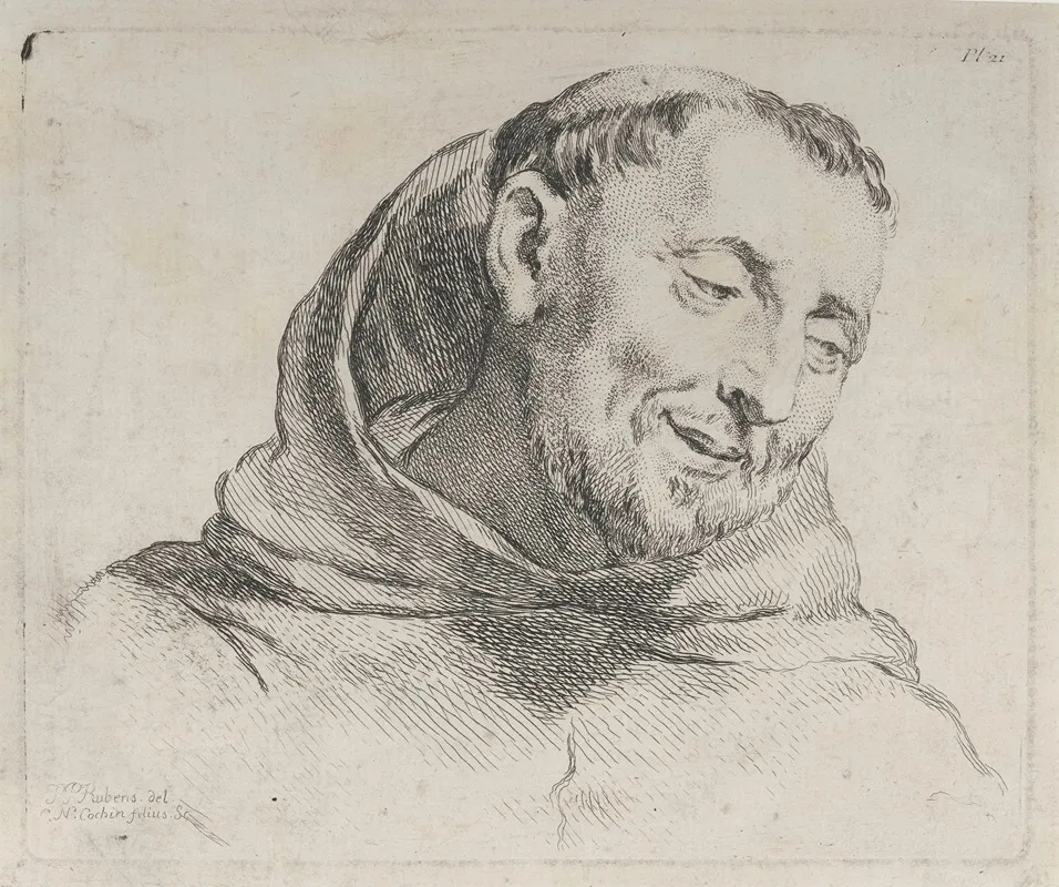 Capuchin Monk Wall Art by Peter Paul Rubens - High-Resolution Digital Print