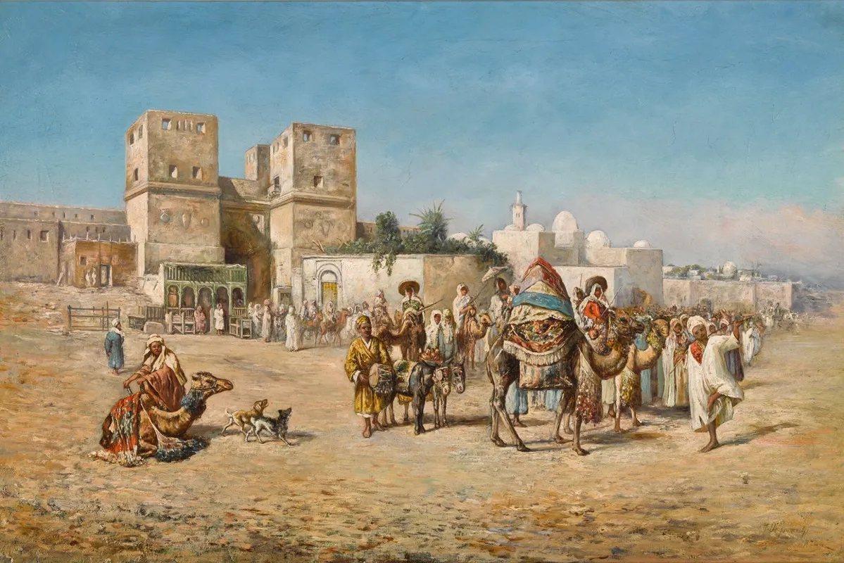 Caravan Departing Bab Al Nasr Cairo
