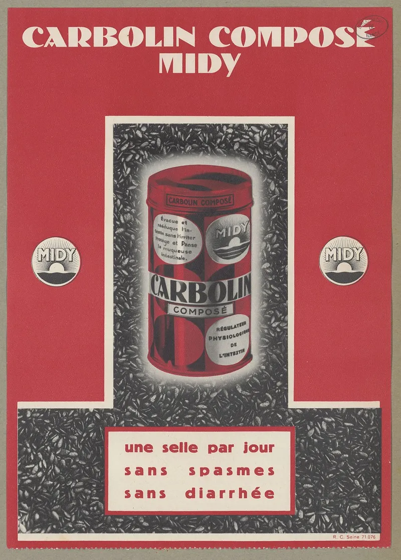 Carbolin Compose Midy Wall Art by Laboratoires Midy - High-Resolution Digital Print