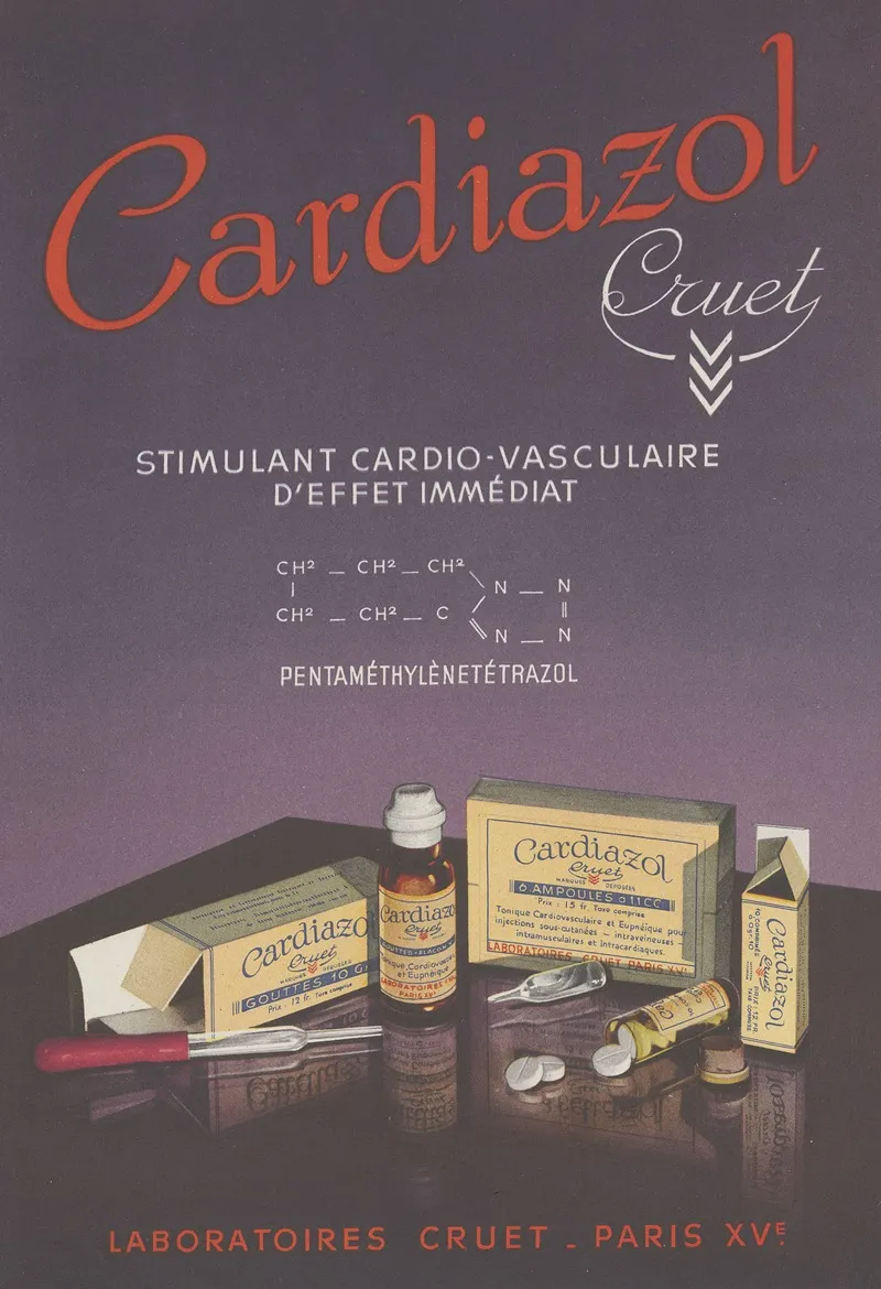 Cardiazol Wall Art by Laboratoires Cruet - High-Resolution Digital Print