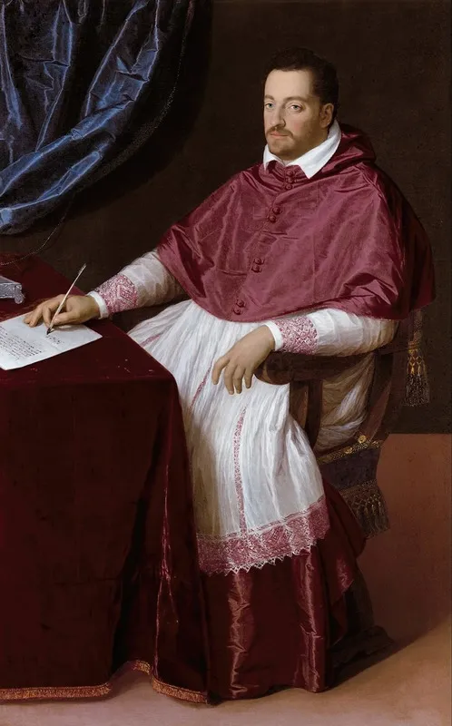 Cardinal Ferdinando De Medici Later Grand Duke Ferdinando I Of Tuscany Wall Art by Scipione Pulzone - High-Resolution Digital Print