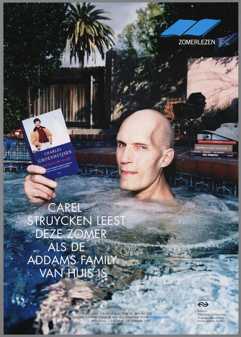 Carel Struycken Leest Deze Zomer Als De Addams Family Van Huis Is Wall Art by Morad Bouchakour - High-Resolution Digital Print