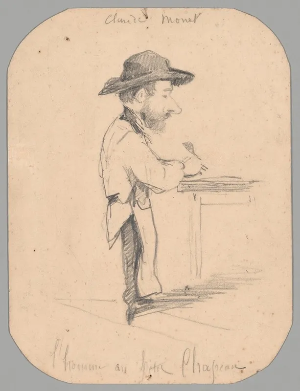 Caricature Of A Man In The Small Hat