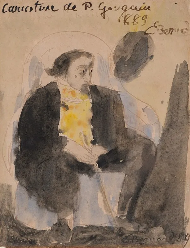 Caricature Of Paul Gauguin