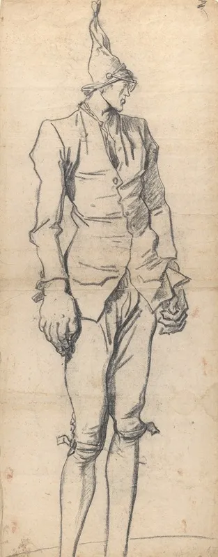 Caricature Of The Painter Pierre Charles Jombert