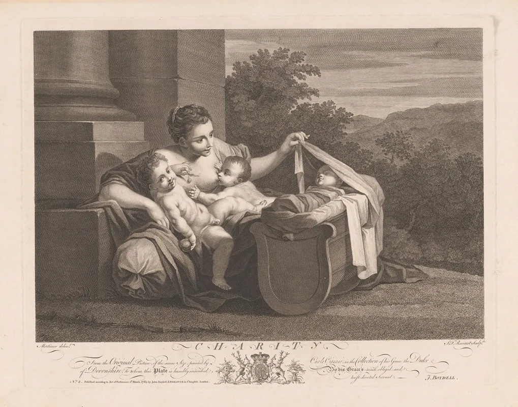 Caritas 10 Wall Art by Simon François Ravenet - High-Resolution Digital Print