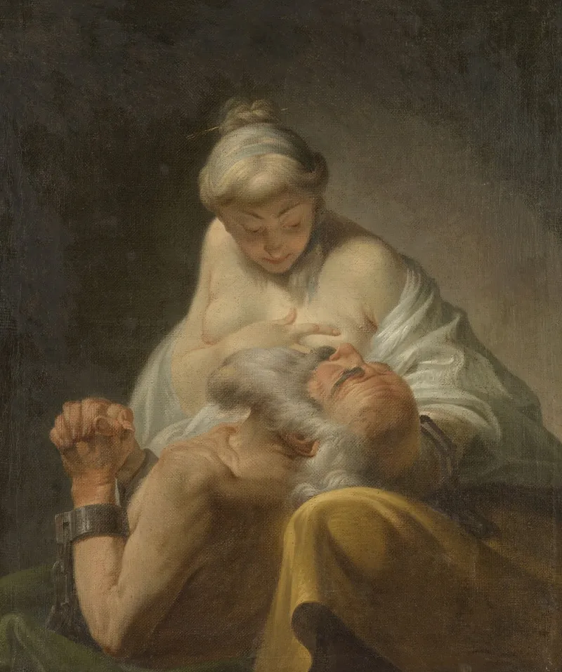 Caritas Romana 7 Wall Art by Gertrude Cornélie Marie de Pélichy - High-Resolution Digital Print