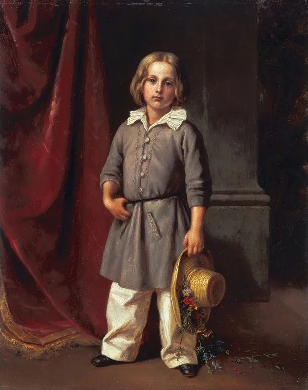 Carl Begas Ii As Child Wall Art by Carl Joseph Begas - High-Resolution Digital Print