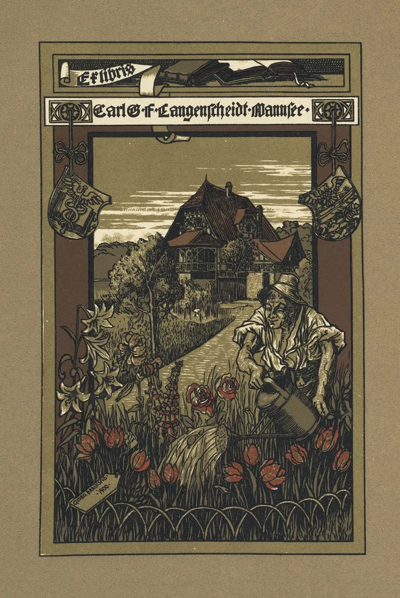 Carl G F Langenscheidt 4 Wall Art by Georg Barlosius - High-Resolution Digital Print