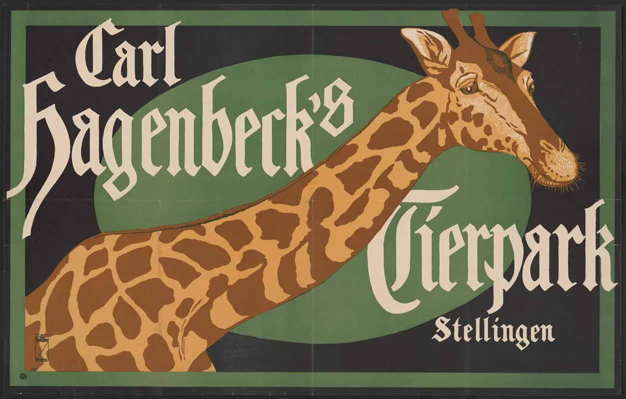 Carl Hagenbecks Tierpark Stelligen 3 Wall Art by Adolf Friedländer Lith. - High-Resolution Digital Print