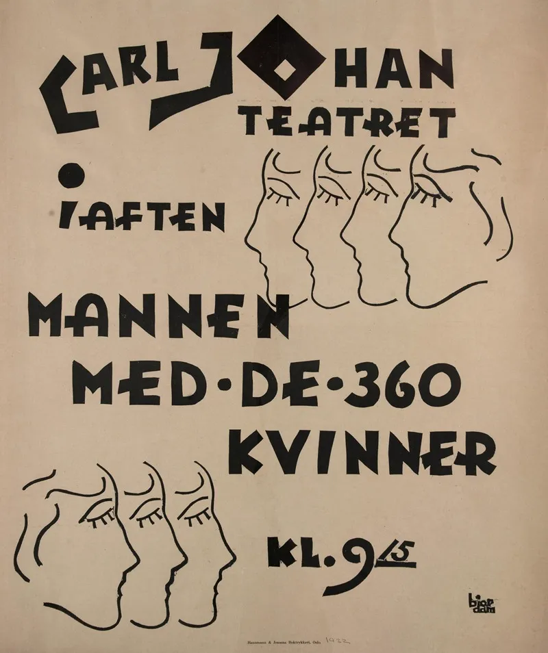 Carl Johan Teatret I Aften Wall Art by Anonymous - High-Resolution Digital Print