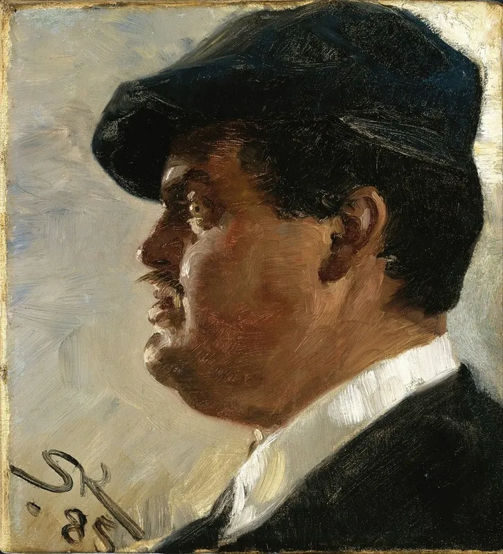 Carl Locher Wall Art by Peder Severin Krøyer - Canvas Print