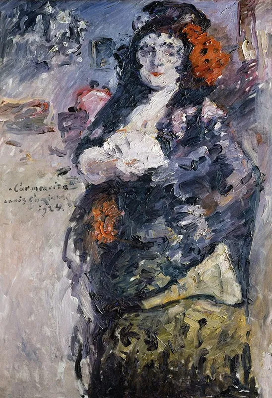 Carmencita Portrait Of Charlotte Berend Corinth In Spanish Dress