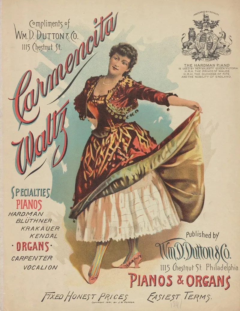 Carmencita Waltz Wall Art by Anonymous - High-Resolution Digital Print