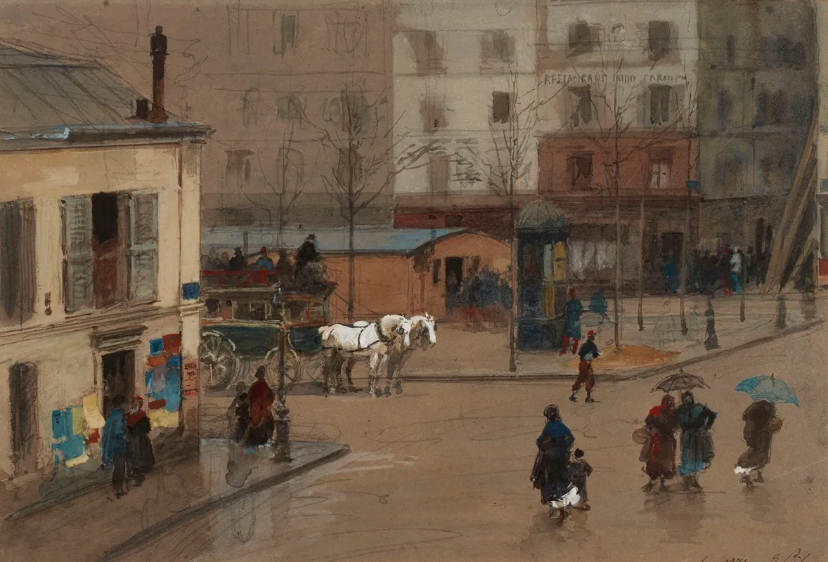 Carrefour 8 Fevrier 1871 Wall Art by Isidore Pils - High-Resolution Digital Print
