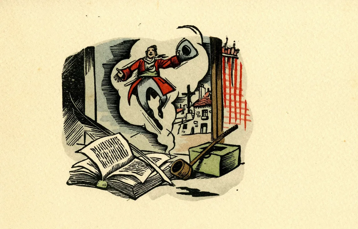 Carte De Voeux Wall Art by Editions Jacques-Petit - High-Resolution Digital Print