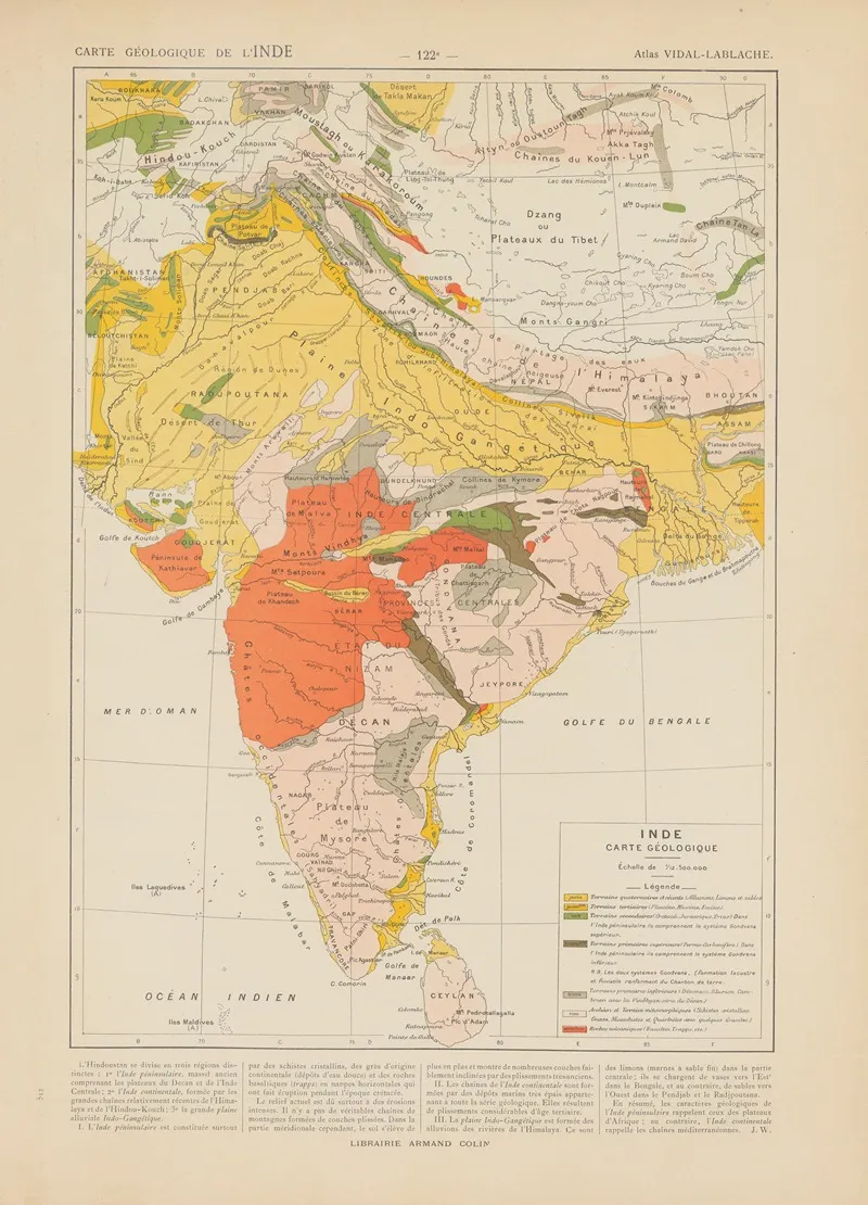 Carte Geologique De Linde