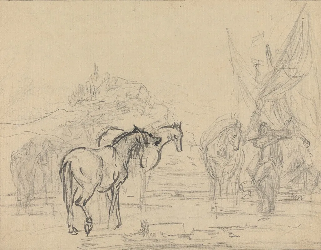 Cartoon For Gulliver Taking Leave Of The Land Of Houyhnhms